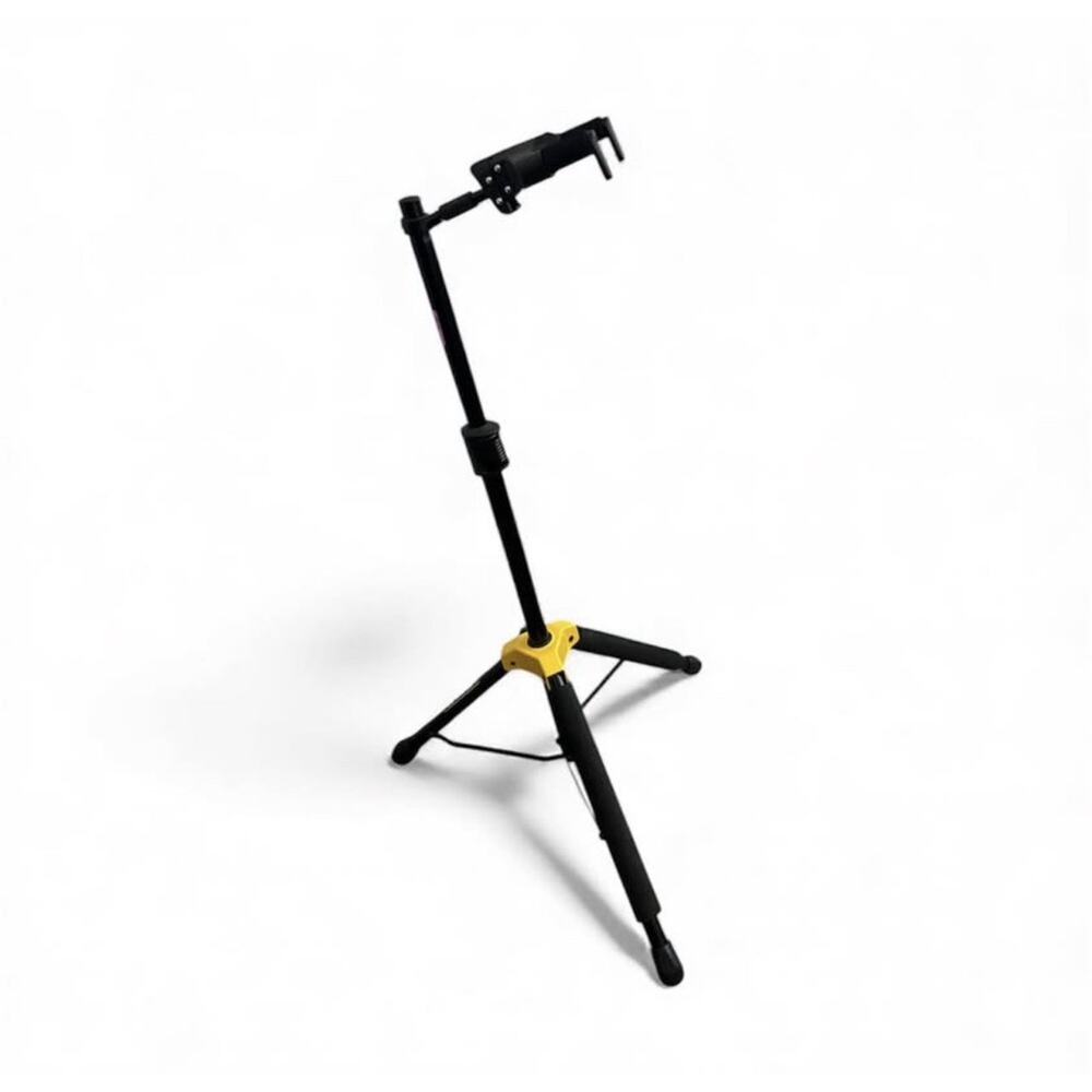 Hercules GS415B PLUS Single Guitar Stand Auto Grip Adjustable Folding Yolk EUC